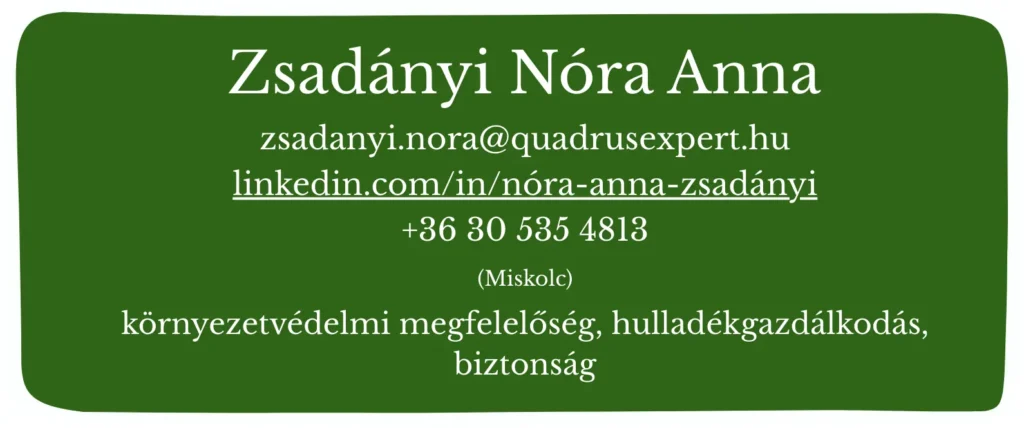 hulladékgazdálkodás EPR zsadányi nóra